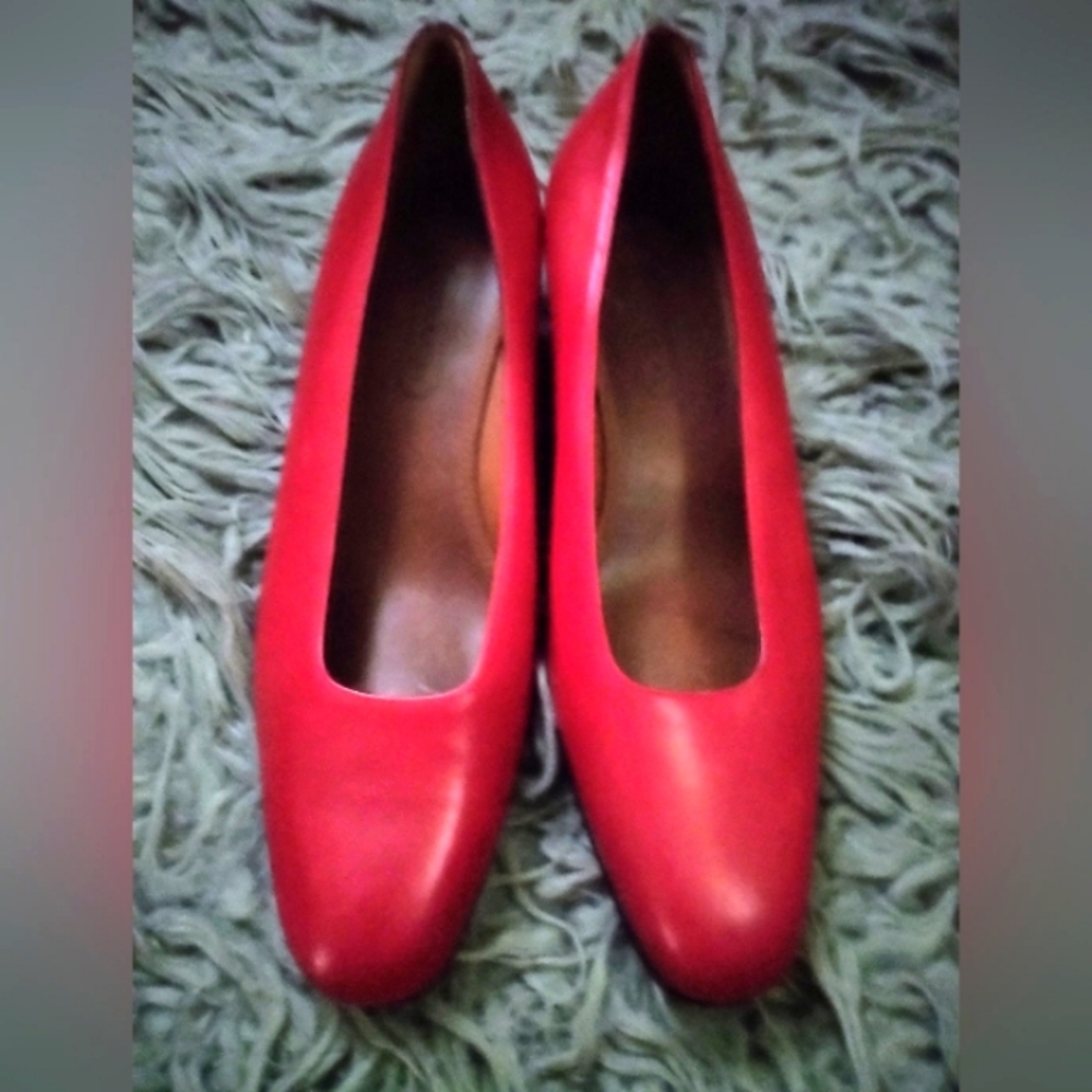 Coach red shoes